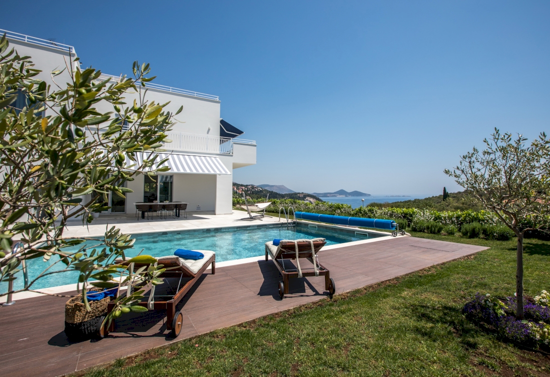 Moderne Villa mit Meerblick - Dubrovnik Riviera